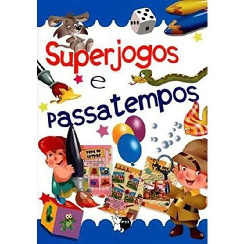 Livro Superjogos E Passatempos Azul Girassol Brasil (MP)