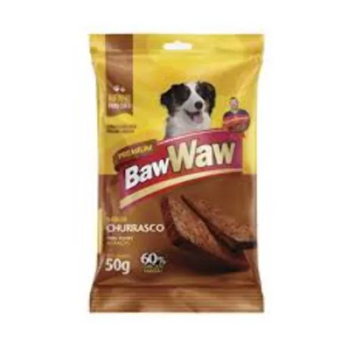 BIFINHO PARA CÃES BAW WAW CHURRASCO 50GR - BAW WAW