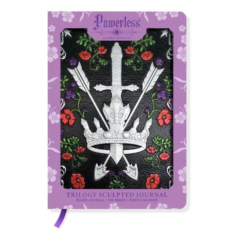 LAUREN ROBERTS - POWERLESS TRILOGY SCULPTED JOURNAL - THE POWERLESS TRILOGY