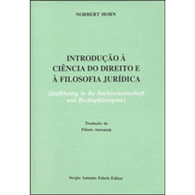 INTRODUÇAO A CIENCIA DO DIREITO E A FILOSOFIA JURIDICA