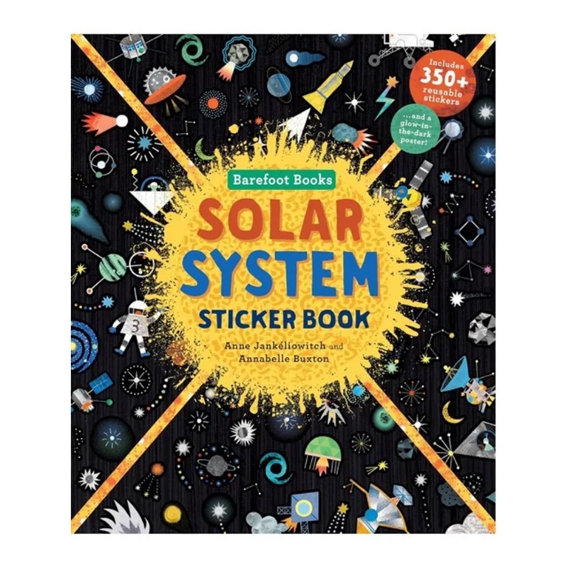 BAREFOOT BOOKS SOLAR SYSTEM STICKER BOOK