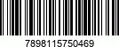 Código de barras 7898115750469